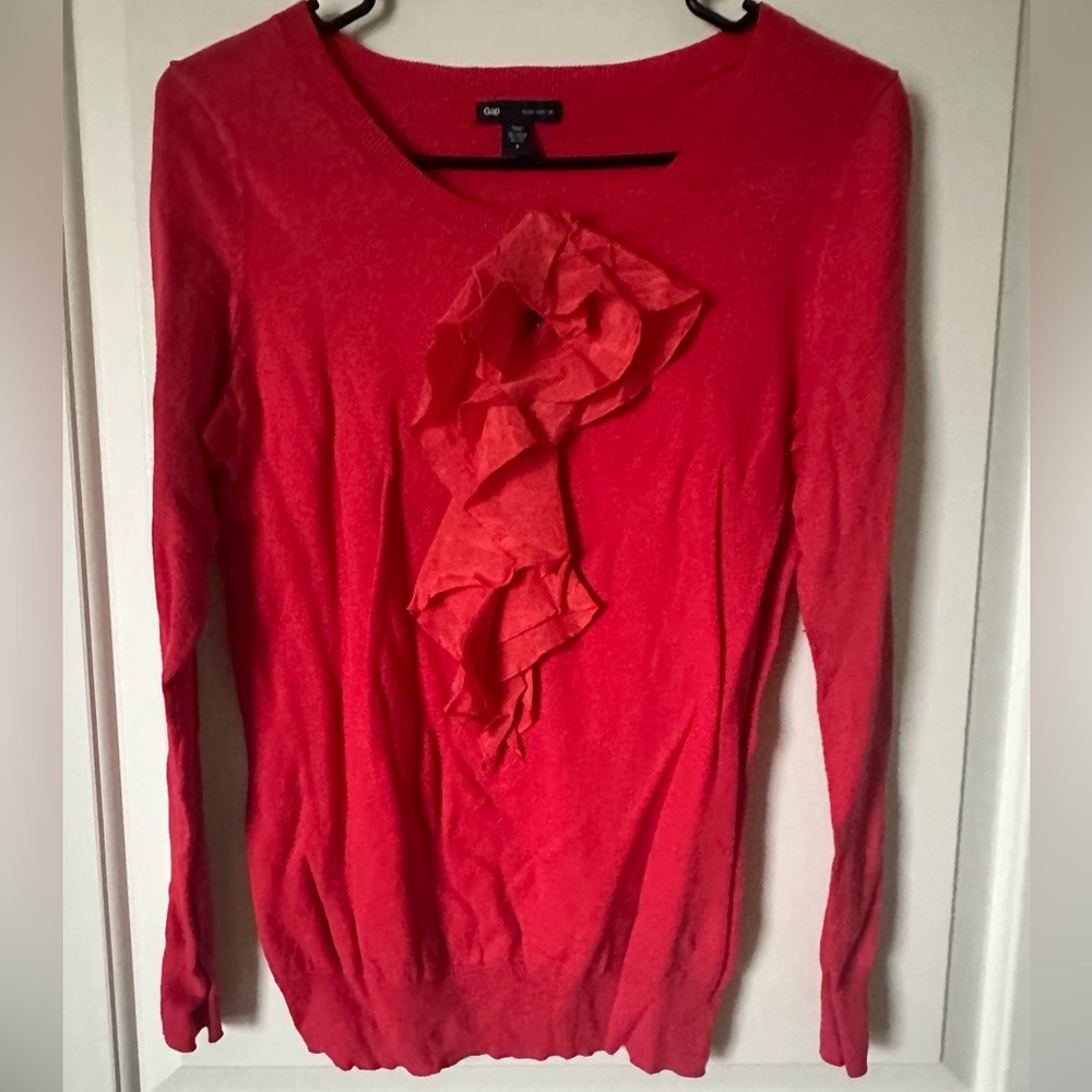 GAP Ruffled Light Weight Sweater